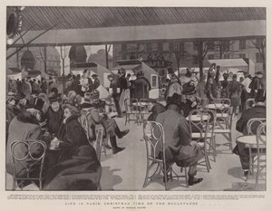 A vida em Paris, época de Natal nas avenidas
